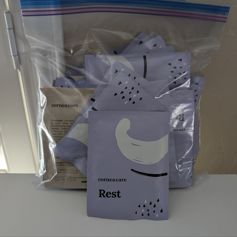 Cornea Care Rest Self Heating Eye Masks Pack of 24, Individually Packaged